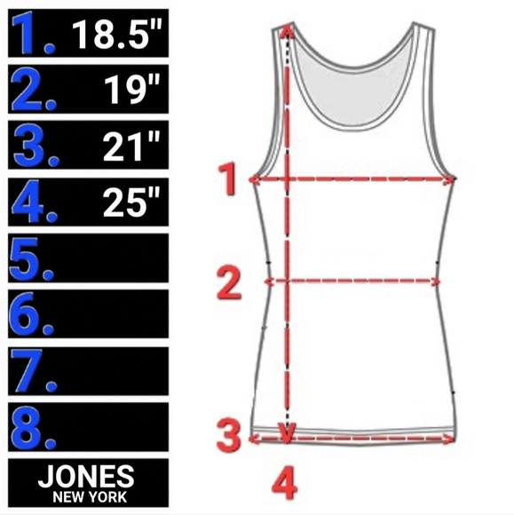 💞 S | Jones NY | Button Shoulder Tank Top - Picture 7 of 7